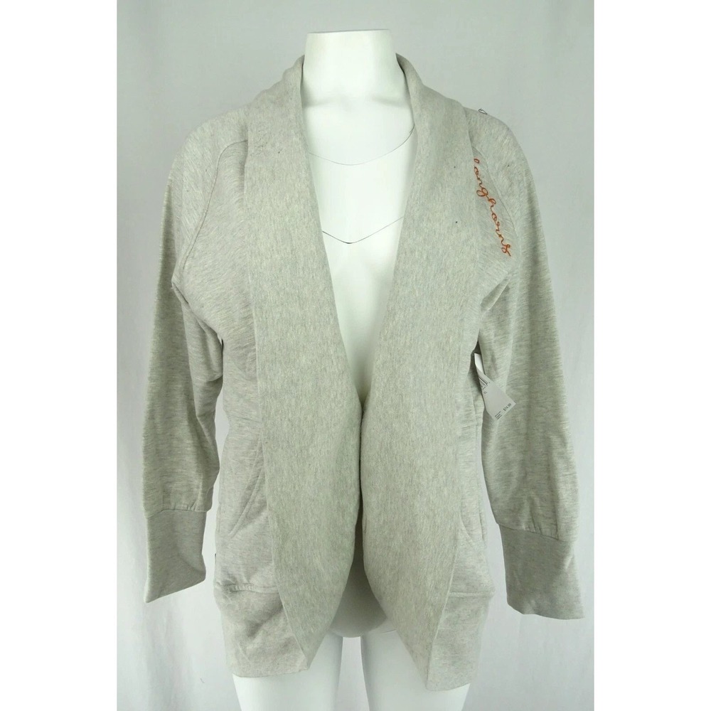University of Texas Longhorns Gray Cardigan Jacket Embroidered Logo Womens S NWT